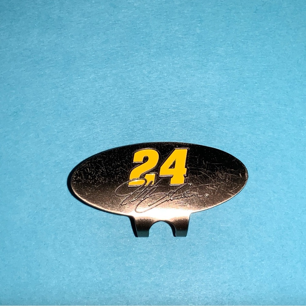 Vintage Jeff Gordon #24 Clip-on Lapel Hat  Souvenir Collectible Pin